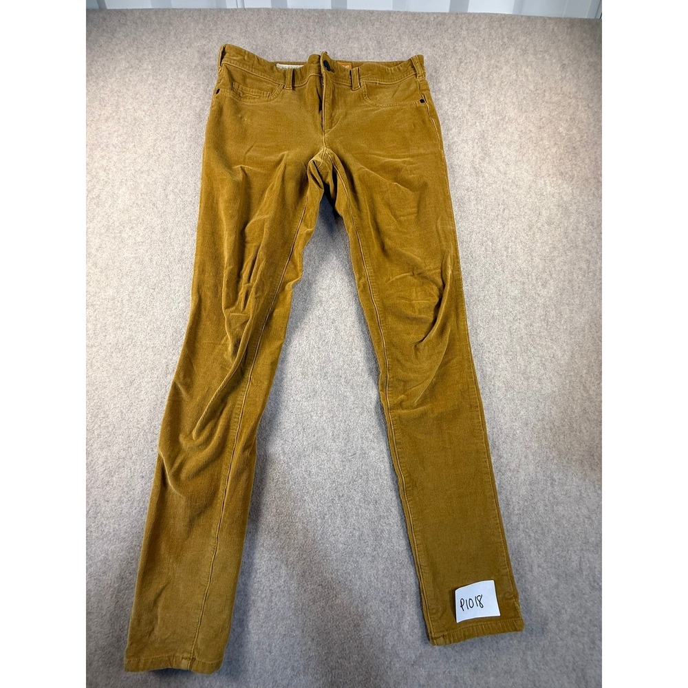 Pilcro and the Letterpress Mustard Yellow Corduroy Slim Pants Size 28